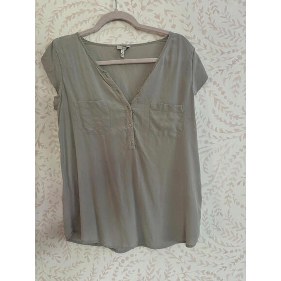 100% Silk Joie Casual V-Neck Top - Size S - Picture 1 of 7